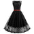 Abito Vintage A Trapezio Nero