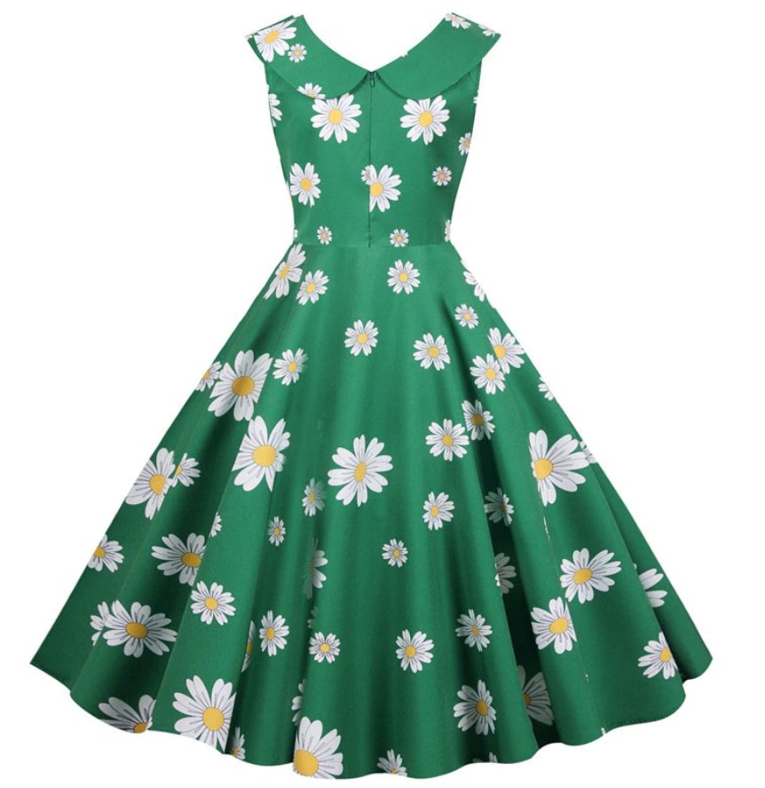 Abito Vintage Verde Anni '50