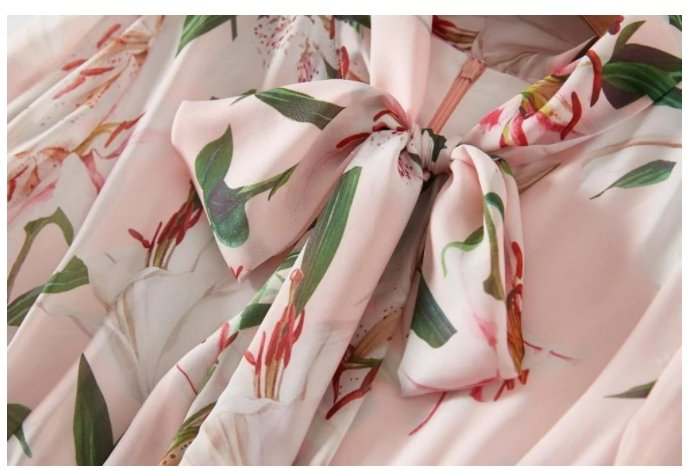 Abito Vintage Lungo Rosa Cipria