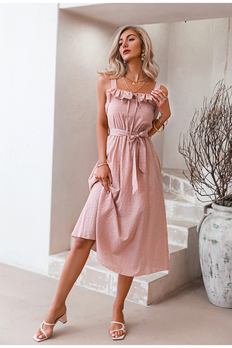 Abito Vintage Rosa Polveroso