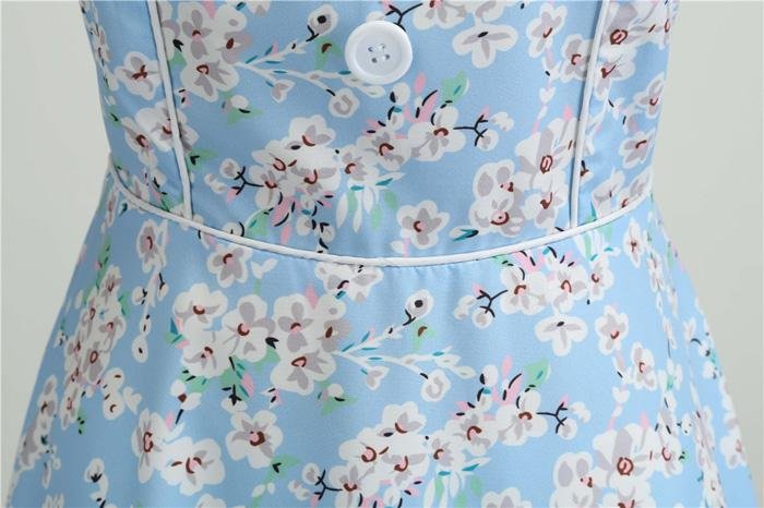 Abito Blu Cielo Vintage 1950