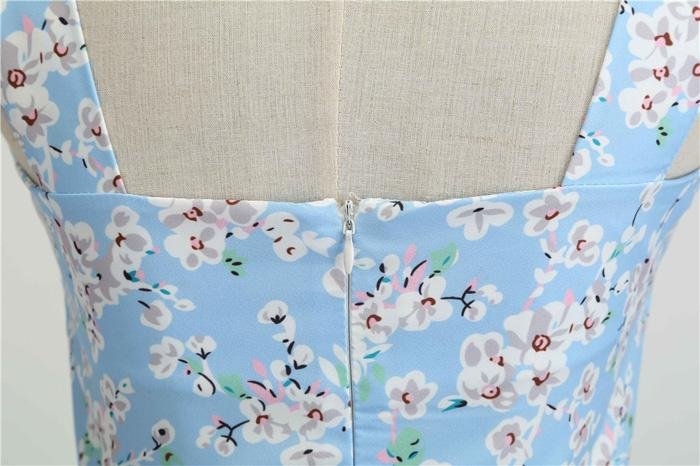 Abito Blu Cielo Vintage 1950