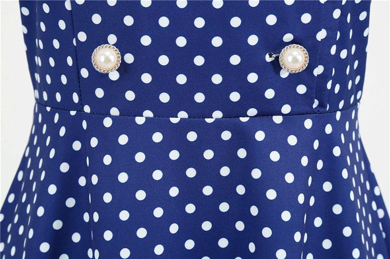 Abito Blu Glamour Anni '50