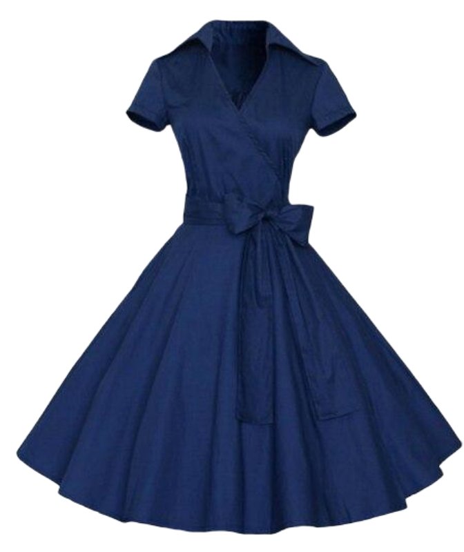 Abito Vintage Anni '50 Blu