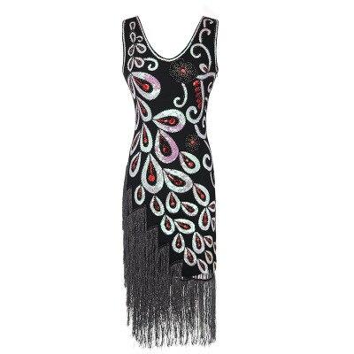 Abito Stile Anni '20 Nero