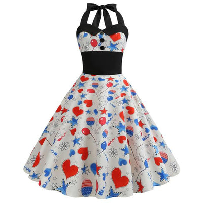 Abito Da Festa Vintage Pin Up