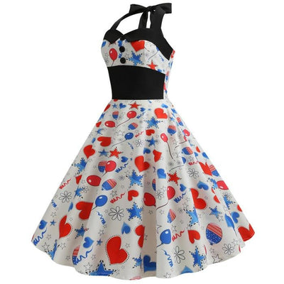 Abito Da Festa Vintage Pin Up