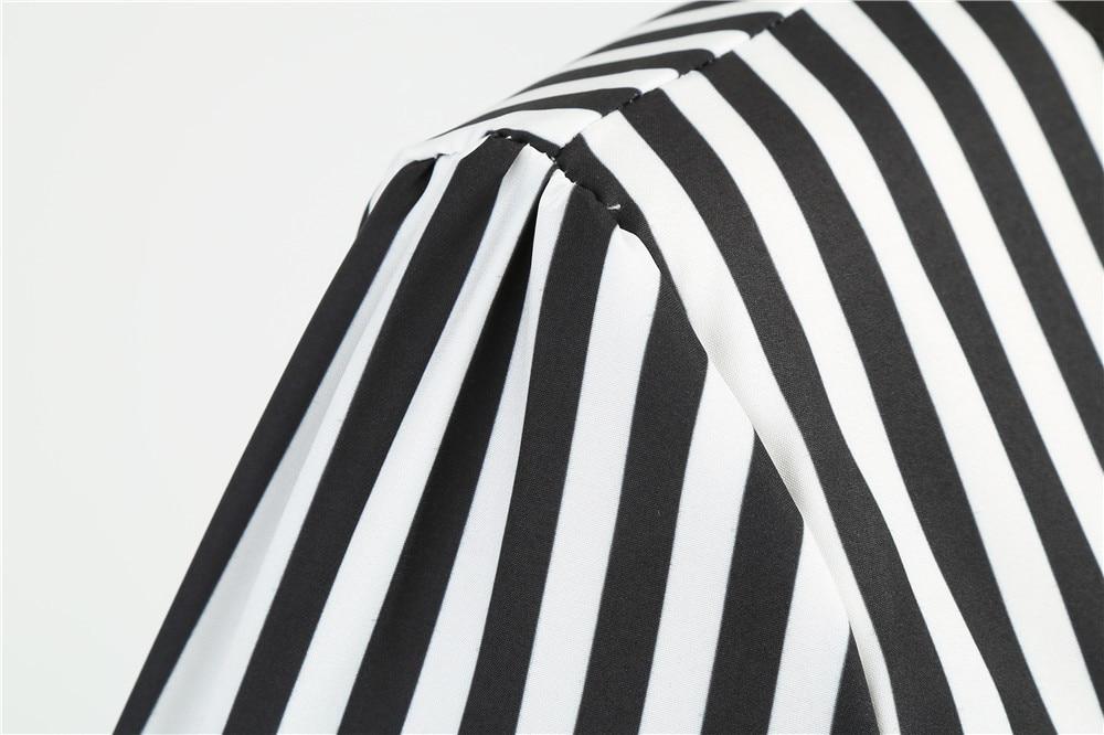 Abito Vintage Retrò In Bianco E Nero