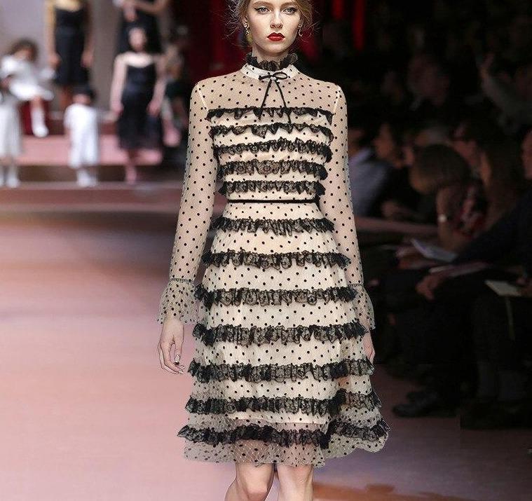 Abito Vintage Anni '40 Rosa