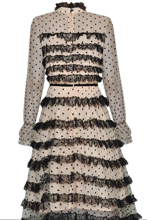 Abito Vintage Anni '40 Rosa